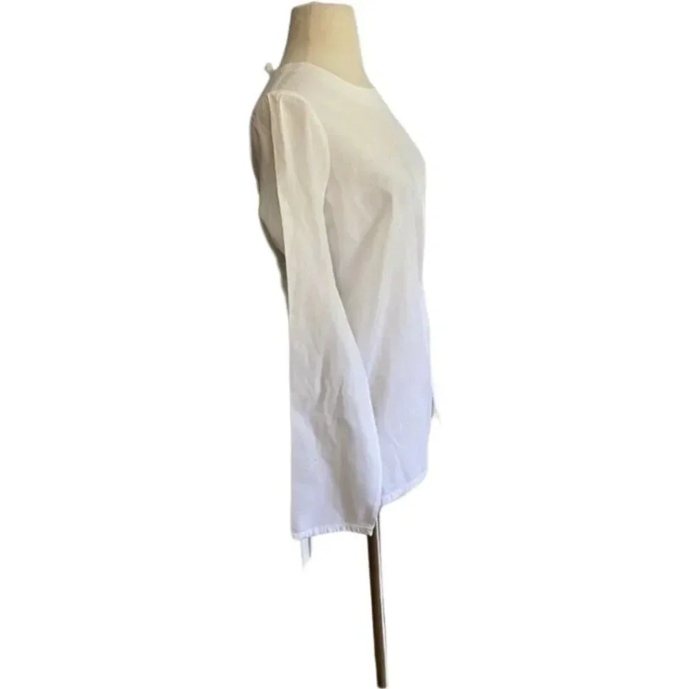 Noisy May Crisp white shirt open back sexy Large (check measurements) EUC - Picture 4 of 11